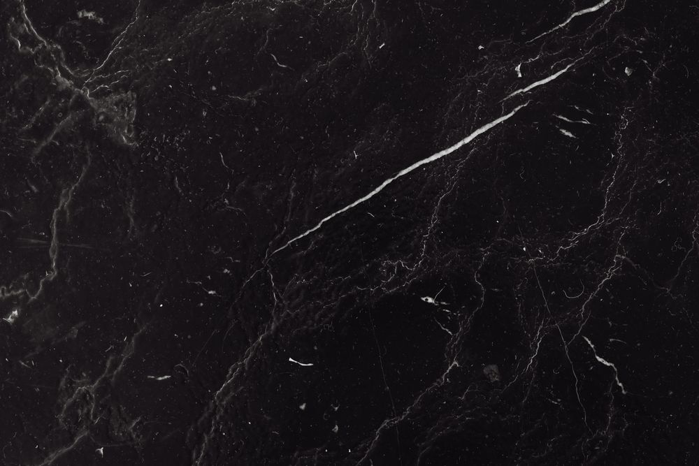 Black marble tile