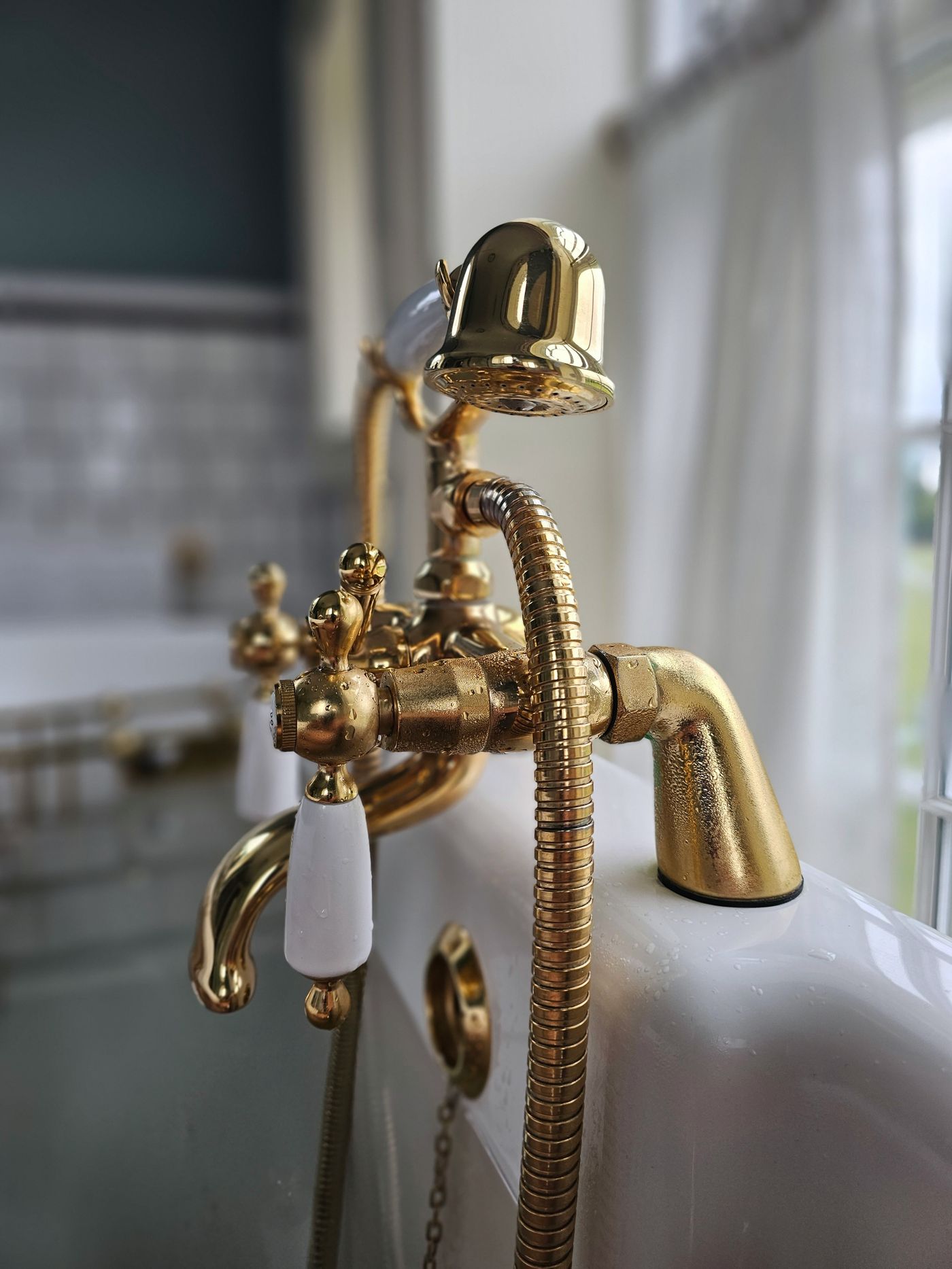 Designer brass faucet