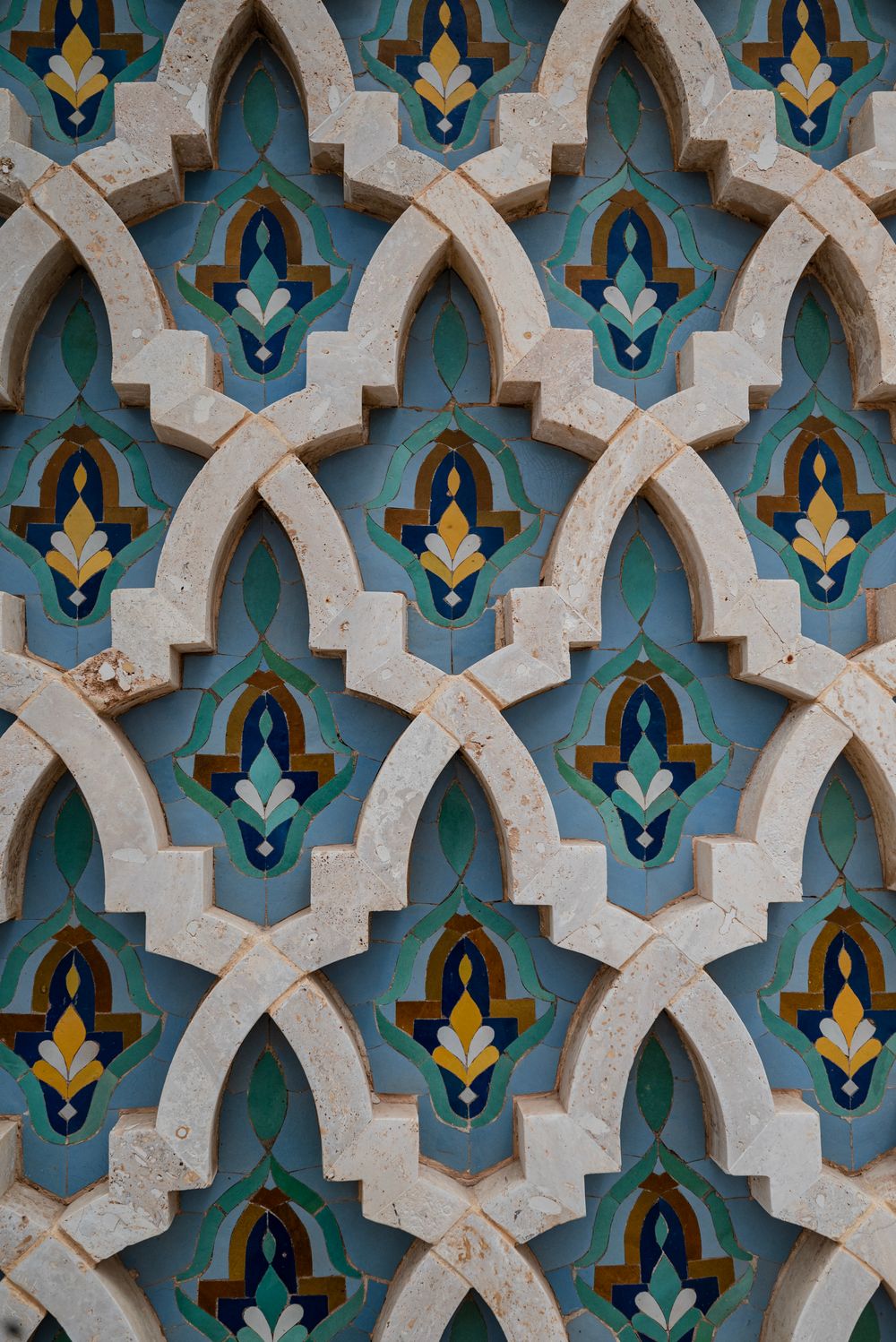 Moroccan zellige tile pattern