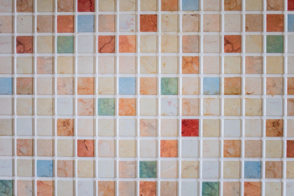 Terrazzo-look tile